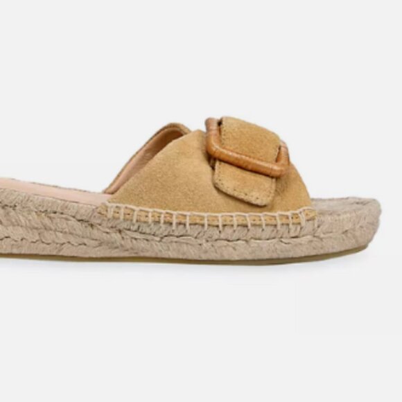 Veronica Beard Apa Suede Espadrille Sandal - Picture 1 of 9